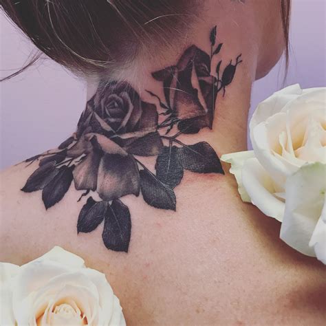 back of neck tattoos for females